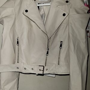 Faux leather jacket